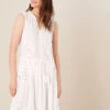 MONSOON Mirrorwork Dress In LENZING™ ECOVERO™ White -Amour Fashion 21 24004713 1