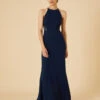 MONSOON Kiki Lace Back Crepe Maxi Dress Blue -Amour Fashion 21 24287761 1