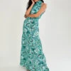 MONSOON Arlo Halter Print Maxi Dress Green -Amour Fashion 21 34340407 1