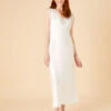 MONSOON Bridal Lace Satin Premium Night Dress Ivory -Amour Fashion 21 35312346 1