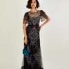 MONSOON Elle Embroidered Maxi Dress Black -Amour Fashion 21 44118201 1