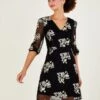 MONSOON Jennifer Sequin Animal Tunic Dress Black -Amour Fashion 21 44120901 1