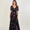 MONSOON Faye Embellished Maxi Dress Black -Amour Fashion 21 44123401 1