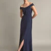 MONSOON Beatrice Crepe Bardot Maxi Dress Blue -Amour Fashion 21 54076161 1