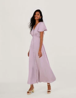 MONSOON Ivy Shorter Length Maxi Dress Mink