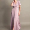 MONSOON Ivy Satin Maxi Dress Mink -Amour Fashion 21 54077455 1