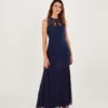 MONSOON Lena Lace Maxi Dress Blue -Amour Fashion 21 54078361 1