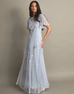 MONSOON Catherine Embellished Maxi Dress With Recycled Polyester