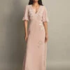 MONSOON August Embellished Maxi Dress Pink -Amour Fashion 21 54080521 1