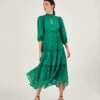 MONSOON Rhea Lace Shirt Dress Green -Amour Fashion 21 54083207 1