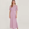 MONSOON Elizabeth Embellished Maxi Dress In Recycled Polyester Pink -Amour Fashion 21 54083455 1