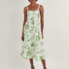 MONSOON Kai Floral Print Dress In Linen Blend Ivory -Amour Fashion 21 54277246 1