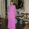 MONSOON Corinne Cape Maxi Dress In Sustainable Viscose Pink -Amour Fashion 21 54285810 6
