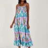 MONSOON Ikat Print Tiered Cami Dress In LENZING™ ECOVERO™ 2 MONSOON Ikat Print Tiered Cami Dress In LENZING™ ECOVERO™ -Amour Fashion 21 54312981 1