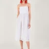 MONSOON Broderie Neck And Hem Cami Dress White -Amour Fashion 21 54315213 1
