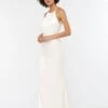 MONSOON Anne Lace Back Satin Maxi Wedding Dress Ivory -Amour Fashion 21 64020746 1