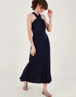 MONSOON Clo Crossover Maxi Dress Blue -Amour Fashion 21 64074661 1