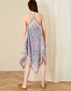 MONSOON Perla Paisley Hanky Hem Dress Pink -Amour Fashion 22 14227910 2