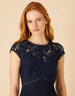 MONSOON Lindsay Maxi Dress Blue -Amour Fashion 22 34315761 2