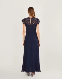 MONSOON Louise Lace Maxi Dress Blue -Amour Fashion 22 54075861 2