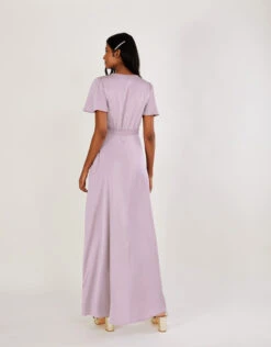 MONSOON Ivy Satin Maxi Dress Mink -Amour Fashion 22 54077455 2