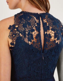 MONSOON Lena Lace Maxi Dress Blue -Amour Fashion 22 54078361 2