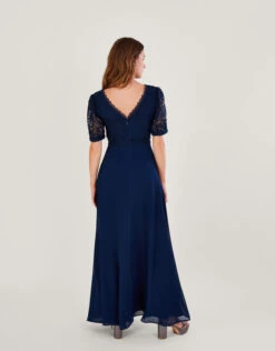 MONSOON Lilibet Lace Maxi Dress Blue -Amour Fashion 22 54078661 2