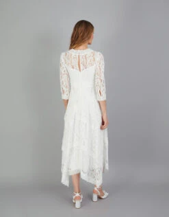 MONSOON Emily Lace Hanky Hem Bridal Dress Ivory -Amour Fashion 22 54078746 2