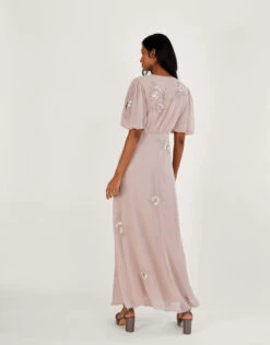 MONSOON August Embellished Maxi Dress Pink -Amour Fashion 22 54080521 2