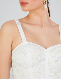MONSOON Caroline Embellished Bridal Dress Ivory -Amour Fashion 22 54081646 2