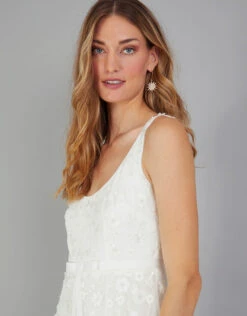 MONSOON Amelie Embroidered Bridal Dress Ivory -Amour Fashion 22 54081946 2