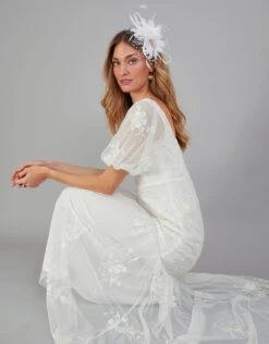 MONSOON Violet Embellished Bridal Maxi Dress Ivory -Amour Fashion 22 54082046 2