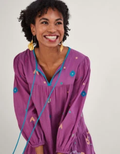 MONSOON Abstract Geometric Print Embroidered Midi Dress 8 MONSOON Abstract Geometric Print Embroidered Midi Dress -Amour Fashion 22 54298081 2