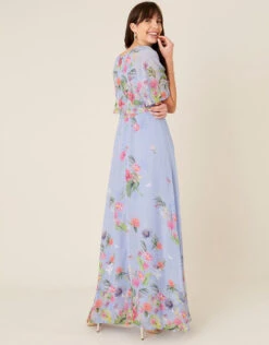 MONSOON Esmee Floral Maxi Dress Blue -Amour Fashion 23 14871402 3