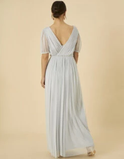 MONSOON Gail Embellished Maxi Dress Blue -Amour Fashion 23 34313902 3