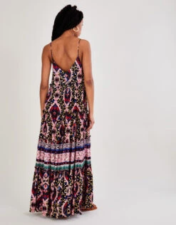MONSOON Strappy Print Maxi Dress In LENZING™ ECOVERO™ Multi -Amour Fashion 23 34732608 3