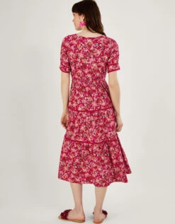 MONSOON Ditsy Floral Midi Dress Red 9 MONSOON Ditsy Floral Midi Dress Red -Amour Fashion 23 54073909 3