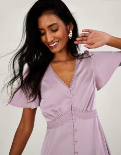 MONSOON Ivy Shorter Length Maxi Dress Mink -Amour Fashion 23 54077355 3