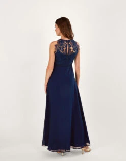 MONSOON Lena Lace Maxi Dress Blue -Amour Fashion 23 54078361 3