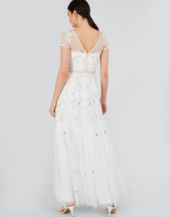 MONSOON Michelle Embroidered Maxi Dress Ivory -Amour Fashion 23 54081846 3