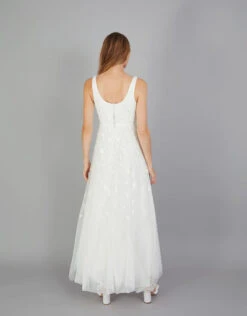 MONSOON Amelie Embroidered Bridal Dress Ivory -Amour Fashion 23 54081946 3