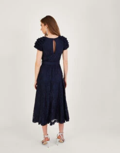 MONSOON Anneliese Lace Tea Dress Blue -Amour Fashion 23 54084361 3