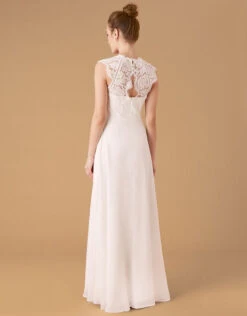 MONSOON Lilian Lace Bodice Bridal Dress Ivory -Amour Fashion 23 84012946 2