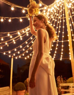 MONSOON Annie Bow Back Bridal Maxi Dress Ivory -Amour Fashion 24 34411346 6