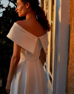 MONSOON Miranda Bardot Bridal Midi Dress Ivory -Amour Fashion 24 34411646 6