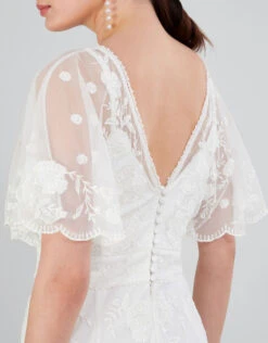 MONSOON Maggie Embroidered Bridal Dress Ivory -Amour Fashion 24 54075746 4