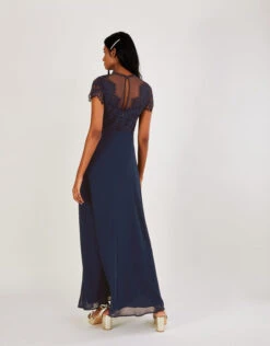 MONSOON Diana Lace Maxi Dress Blue -Amour Fashion 24 54078561 5