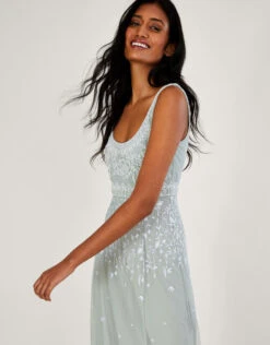 MONSOON Eugiene Embroidered Shorter Length Maxi Dress Green 10 MONSOON Eugiene Embroidered Shorter Length Maxi Dress Green -Amour Fashion 24 54079227 5