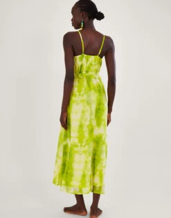 MONSOON Dalila Tie Dye Dress With Sustainable Viscose Green -Amour Fashion 24 54280488 3