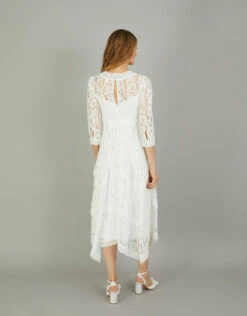 MONSOON Emily Lace Hanky Hem Bridal Dress Ivory -Amour Fashion 25 54078746 6